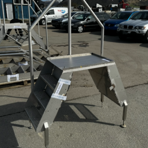 Steel stairs